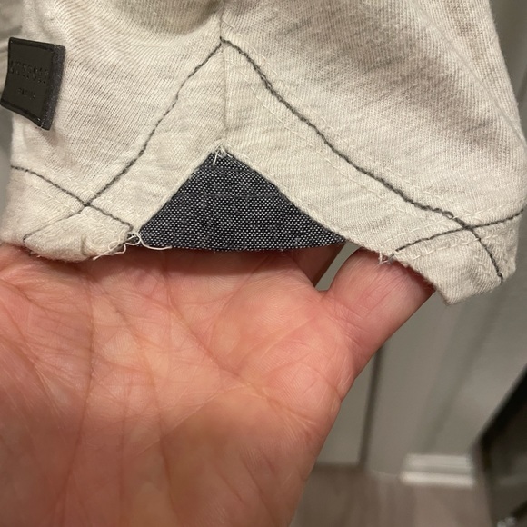 Outpost men’s 3 button soft t-shirt - SZ L - Picture 6 of 7